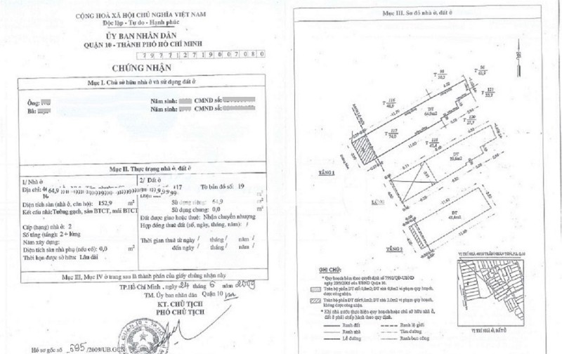 Bán Nhà Hẽm 4m, Đường Trần Nhân Tôn 64.9m2 - 3Tầng, 9.7TỶ/TL, P2Q10